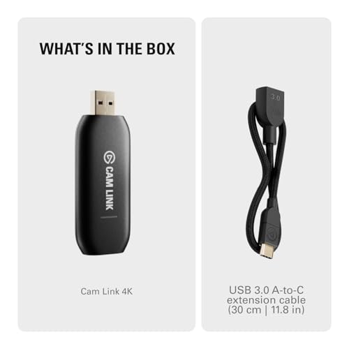 Elgato Cam Link 4K Camera Capture Card