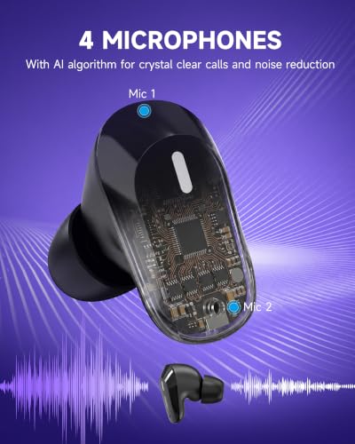 Wireless Gaming Earbuds with 2.4GHz USB-C Dongle
