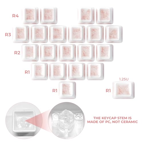 Ceramic Keycaps for Custom Mechanical Keyboards