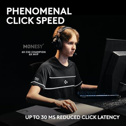 Logitech G PRO X2 SUPERSTRIKE Wireless Gaming Mouse