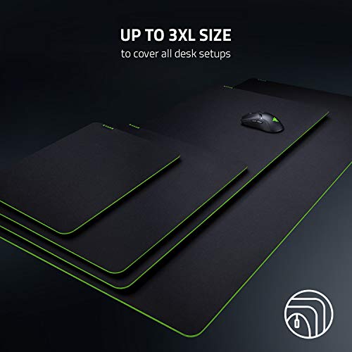 Classic Black Desk Mat with Non-Slip Base
