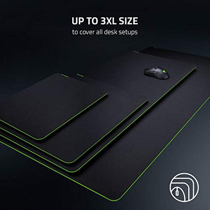 Classic Black Desk Mat with Non-Slip Base