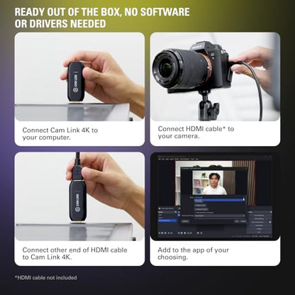 Elgato Cam Link 4K Camera Capture Card