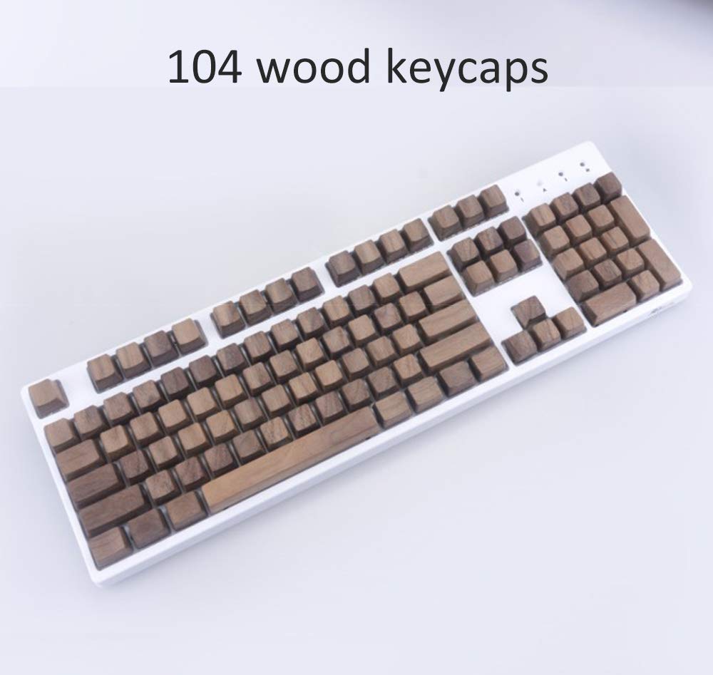 Solid Wood Keycap Set for Mechanical Keyboards