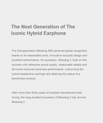 Hybrid In-Ear Monitors with 2DD + 4BA Drivers