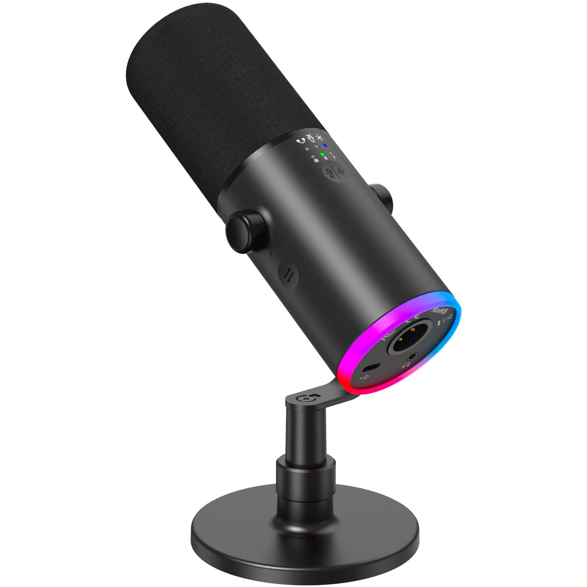 Dynamic USB & XLR Podcast Microphone with Mute