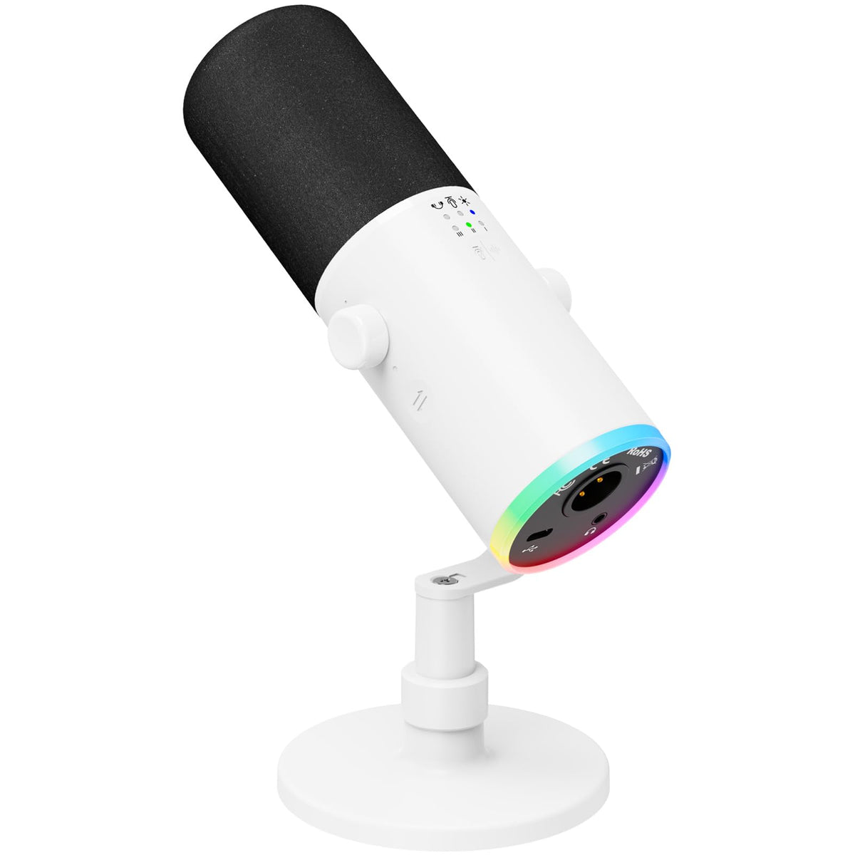 Dynamic USB & XLR Podcast Microphone with Mute