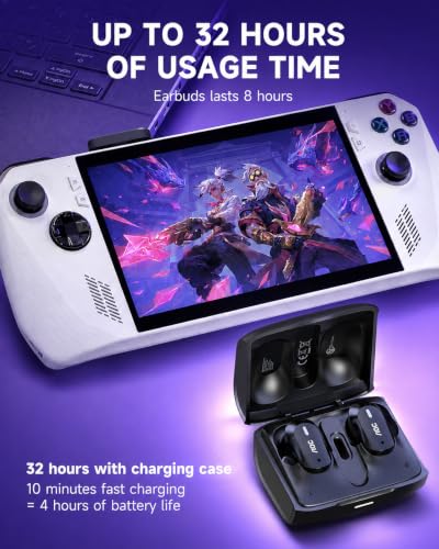 Wireless Gaming Earbuds with 2.4GHz USB-C Dongle