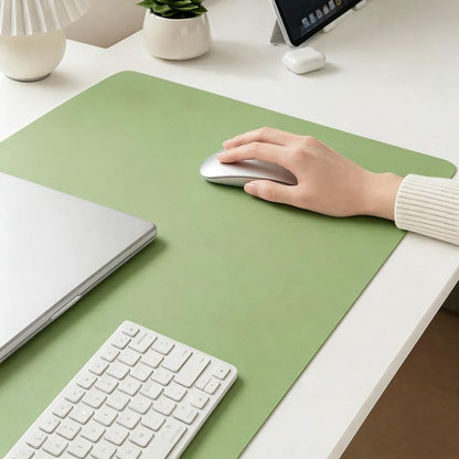 Waterproof PU Leather Desk Pad with Non-Slip Base