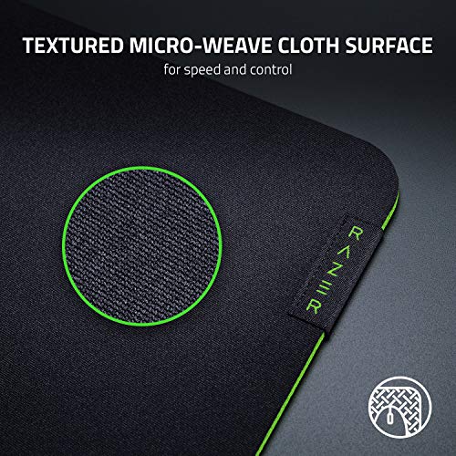 Classic Black Desk Mat with Non-Slip Base