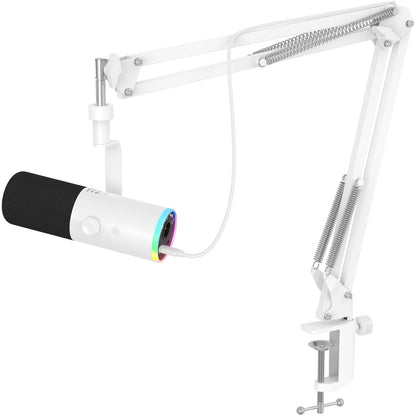 Dynamic USB & XLR Podcast Microphone with Mute