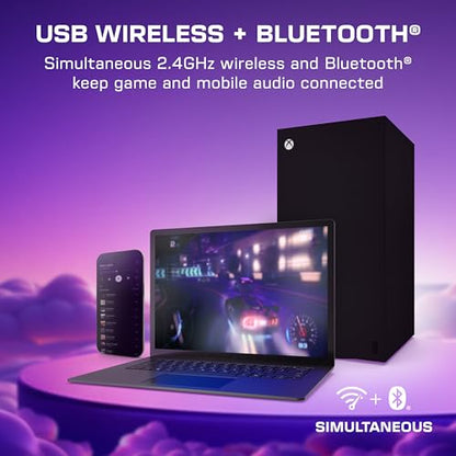 Wireless Gaming Headset with Hi-Res Audio & ANC