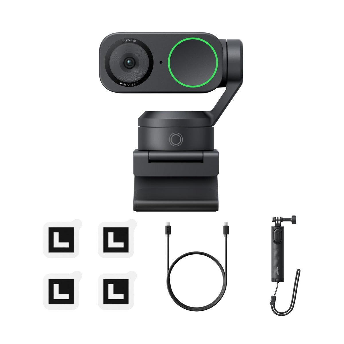 Insta360 Link 2 4K Webcam with AI Tracking