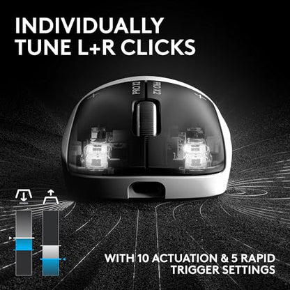 Logitech G PRO X2 SUPERSTRIKE Wireless Gaming Mouse