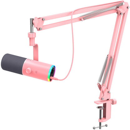 Dynamic USB & XLR Podcast Microphone with Mute