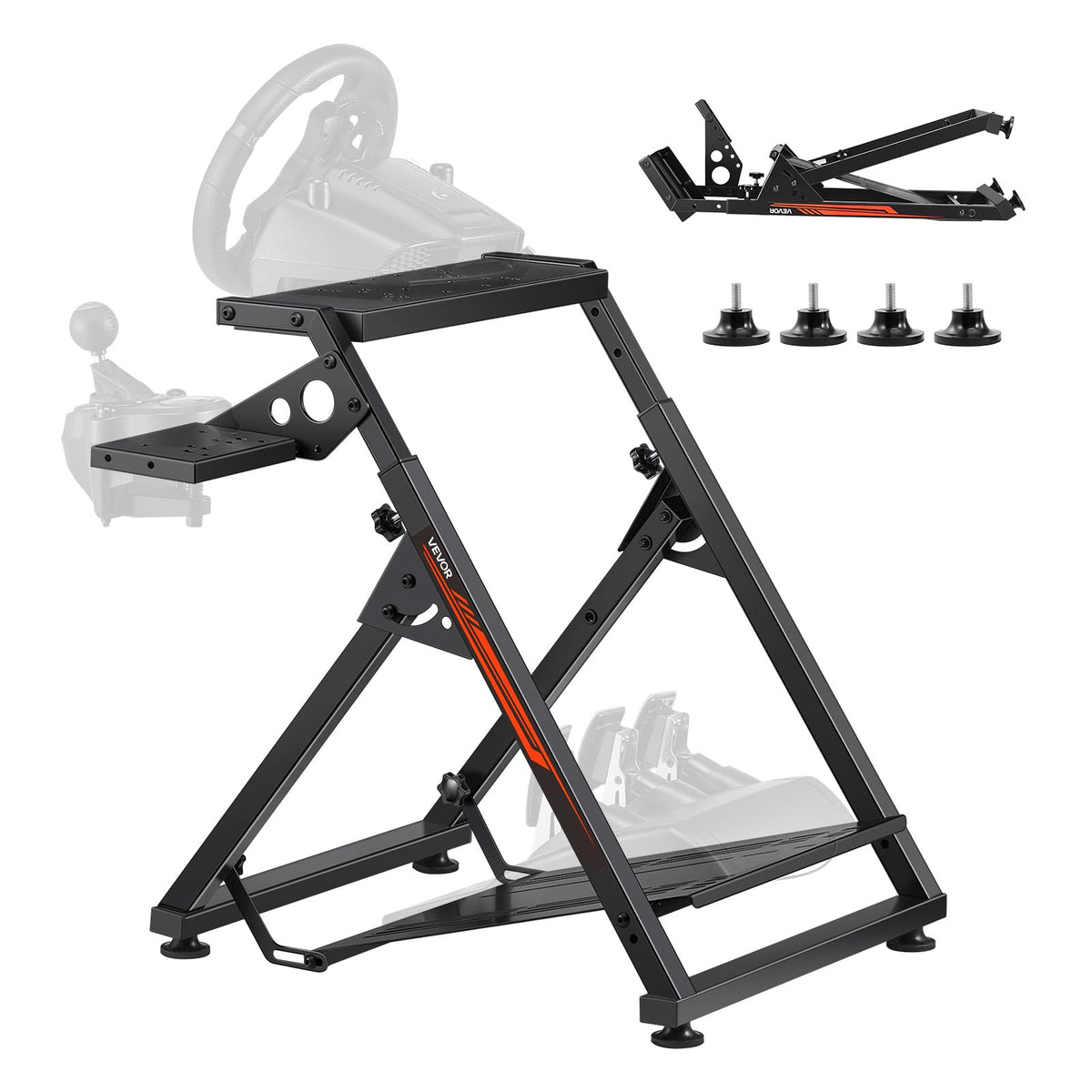 Adjustable Racing Wheel Stand for Driving Simulators