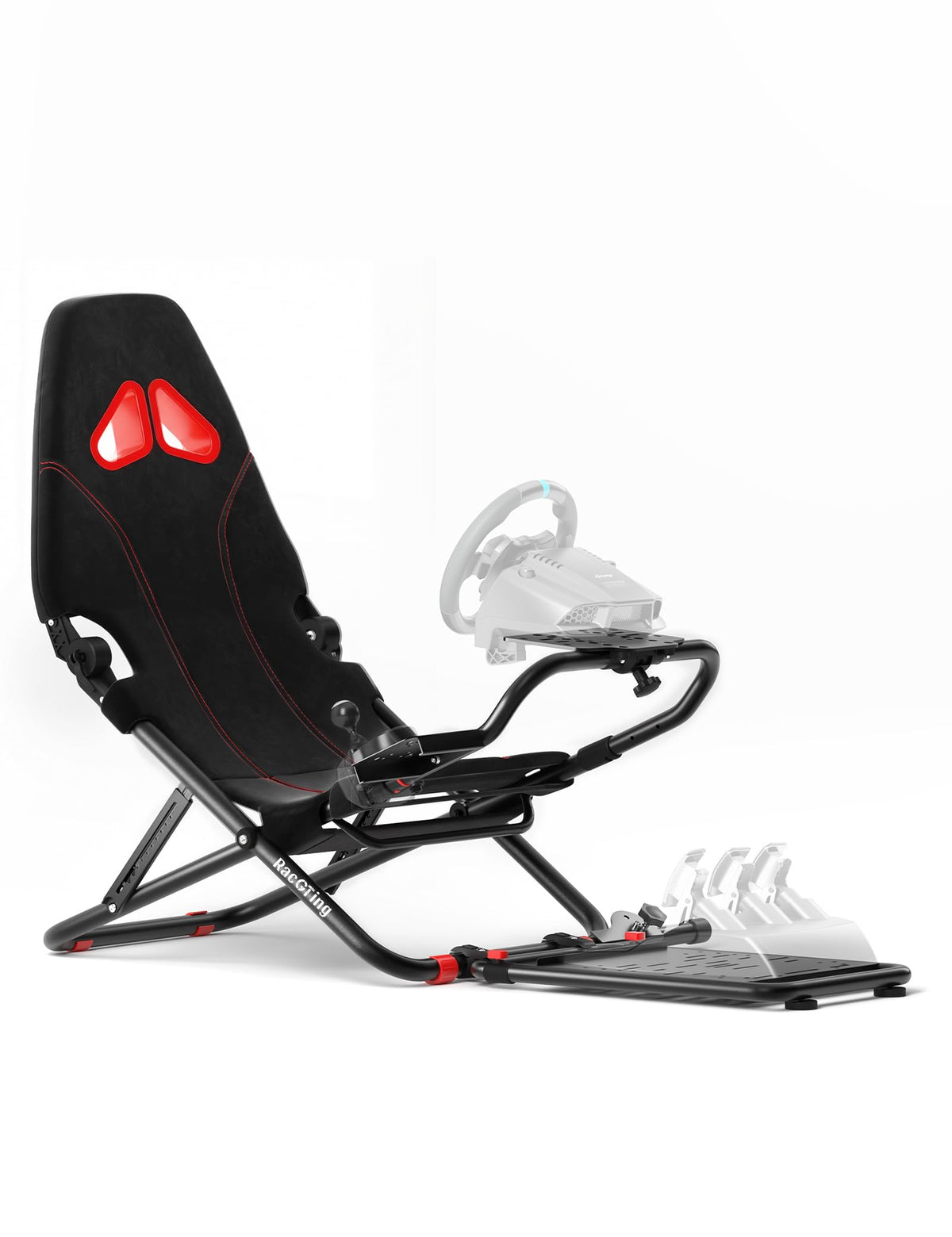 Foldable Racing Simulator Cockpit with Adjustable Frame
