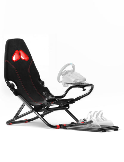 Foldable Racing Simulator Cockpit with Adjustable Frame
