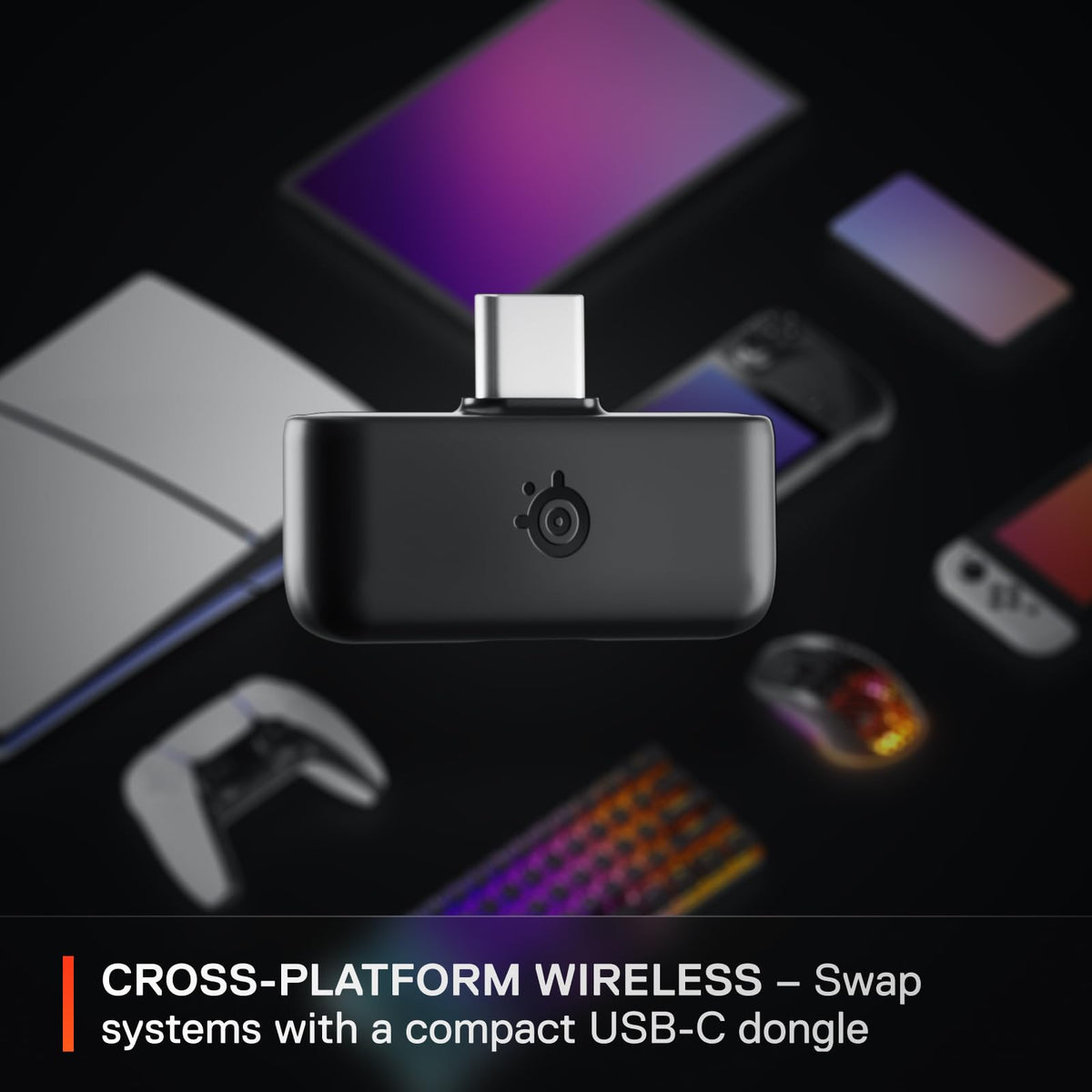 Wireless Gaming Headset with Multi-System Support
