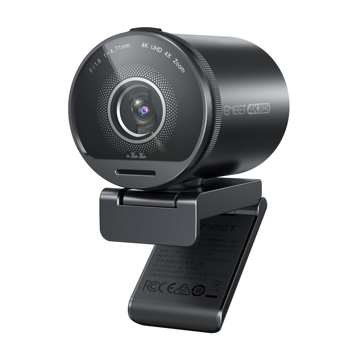 EMEET S600 4K Webcam with Sony Sensor & Fill Light