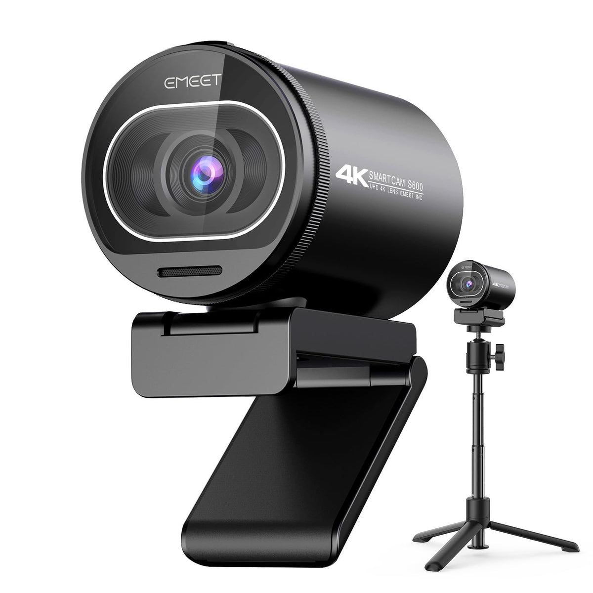 EMEET S600 4K Webcam with Sony Sensor & Fill Light