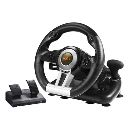Gaming Racing Wheel & Pedal Set for Console and PC