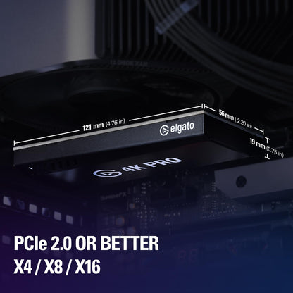 Elgato 4K Pro Capture Card with 8K60 Passthrough
