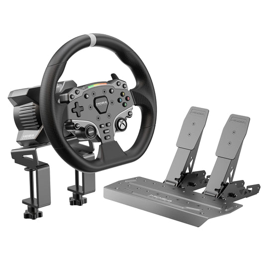 Racing Wheel & Pedal Bundle for Console and PC