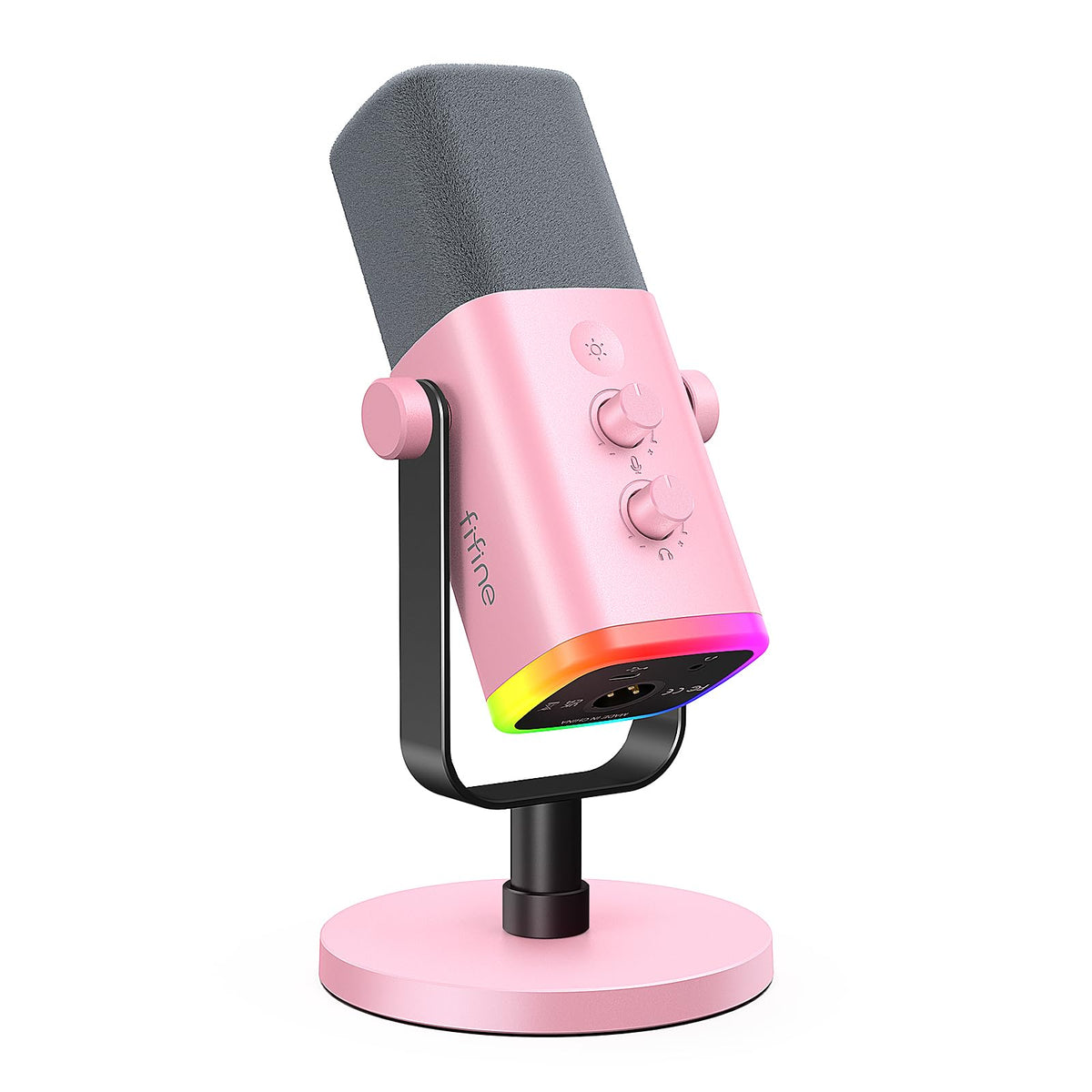 Dynamic USB & XLR Microphone with RGB Lighting