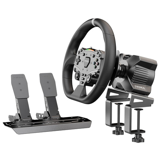 Racing Wheel & Pedal Bundle for Console and PC