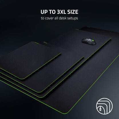 Classic Black Desk Mat with Non-Slip Base