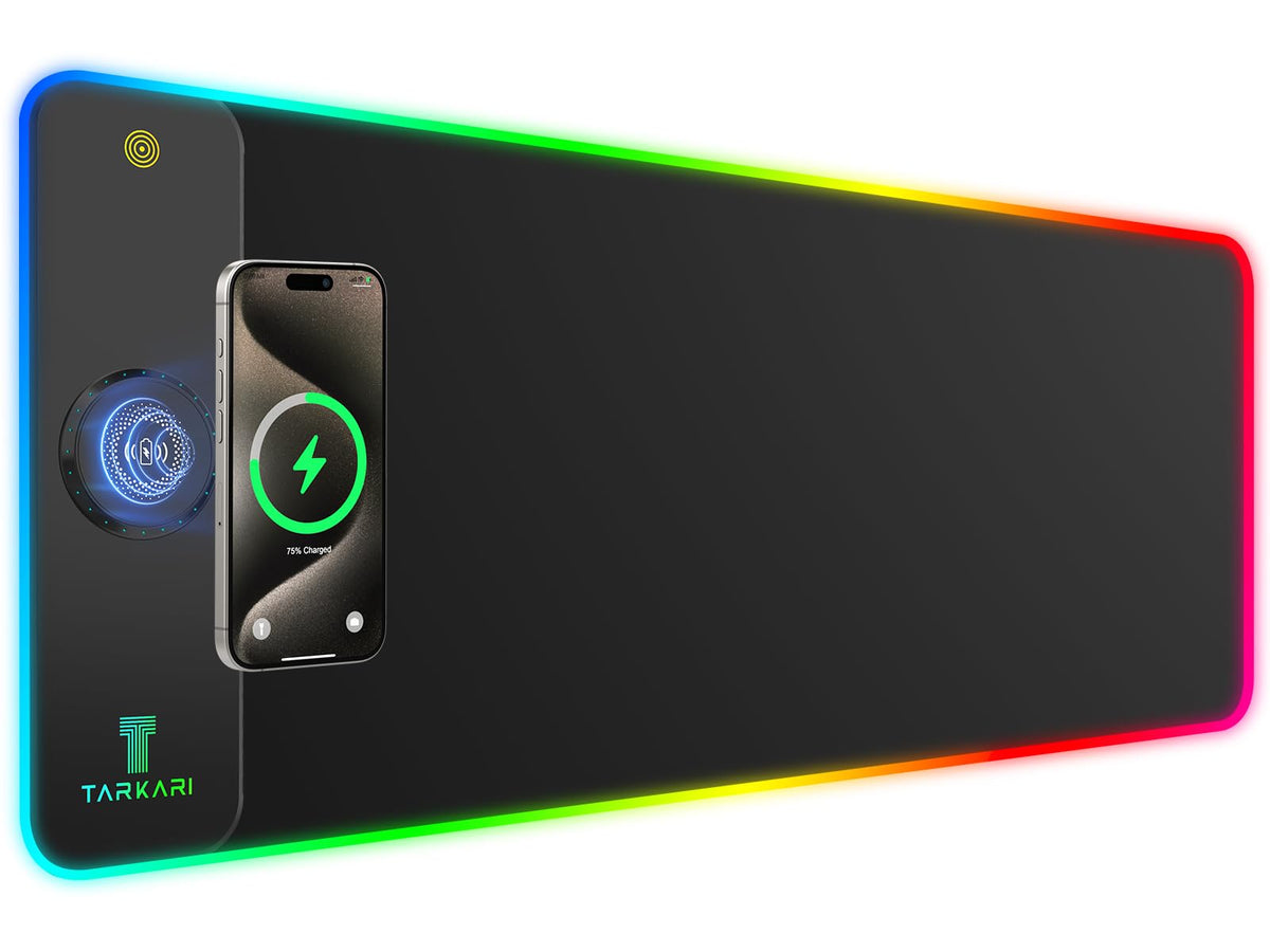 RGB Mouse Pad with 15W Magnetic Wireless Charging