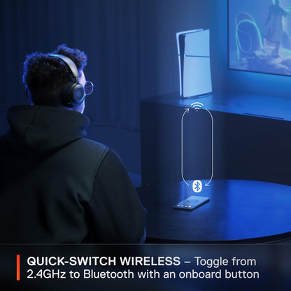 Wireless Gaming Headset with Multi-System Support
