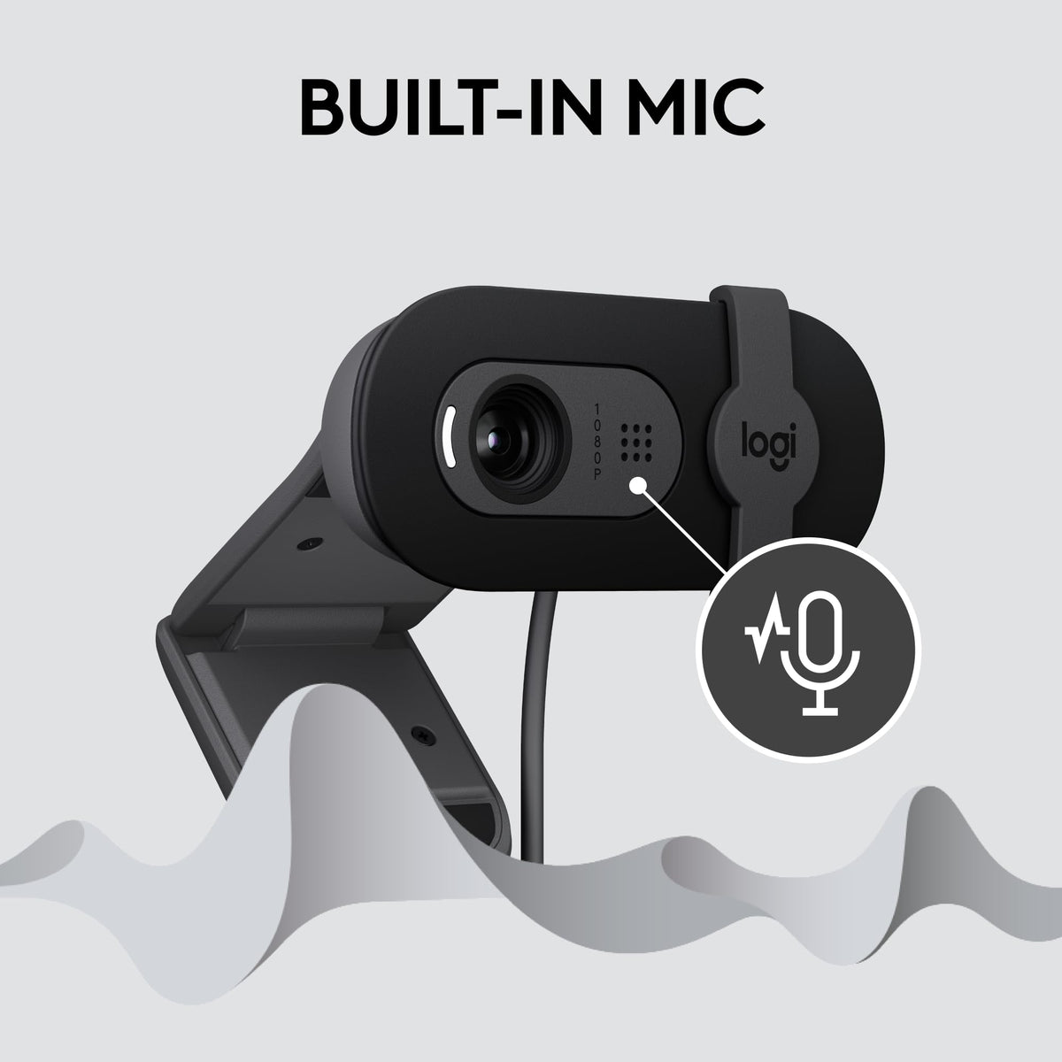 Logitech Brio 101 1080p Webcam with Built-In Mic
