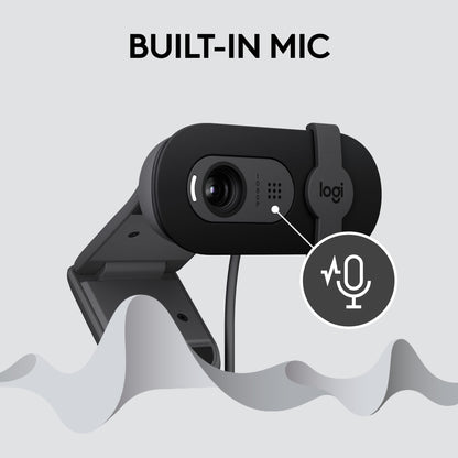 Logitech Brio 101 1080p Webcam with Built-In Mic