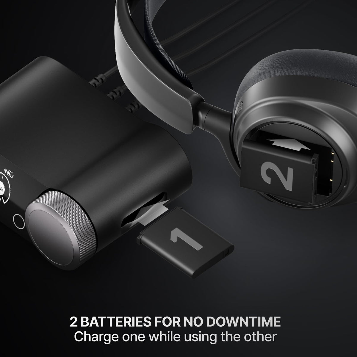 Wireless Gaming Headset with Hi-Res Audio & ANC