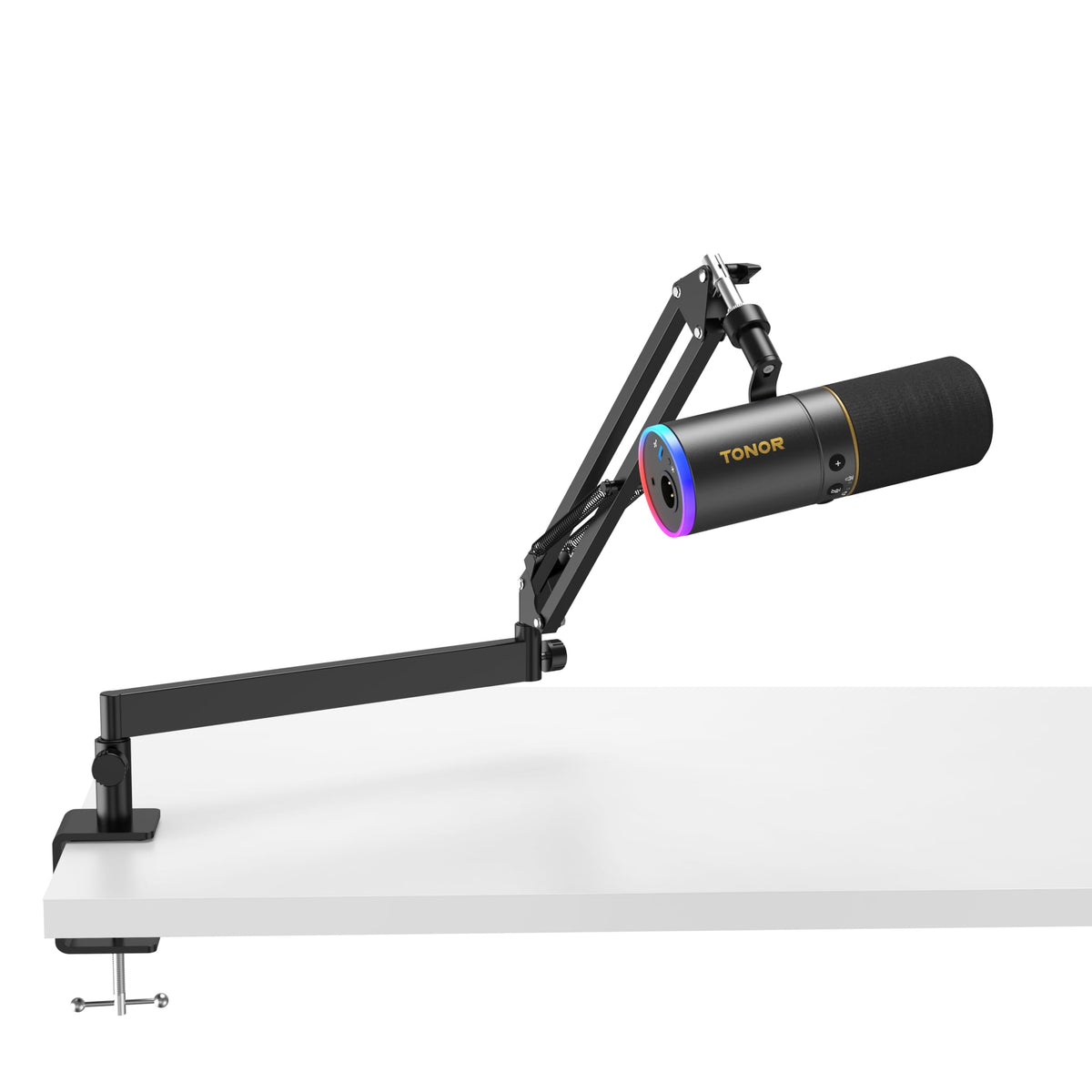 Dynamic USB & XLR Podcast Microphone with Mute