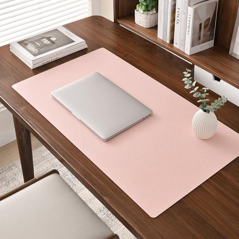 Waterproof PU Leather Desk Pad with Non-Slip Base
