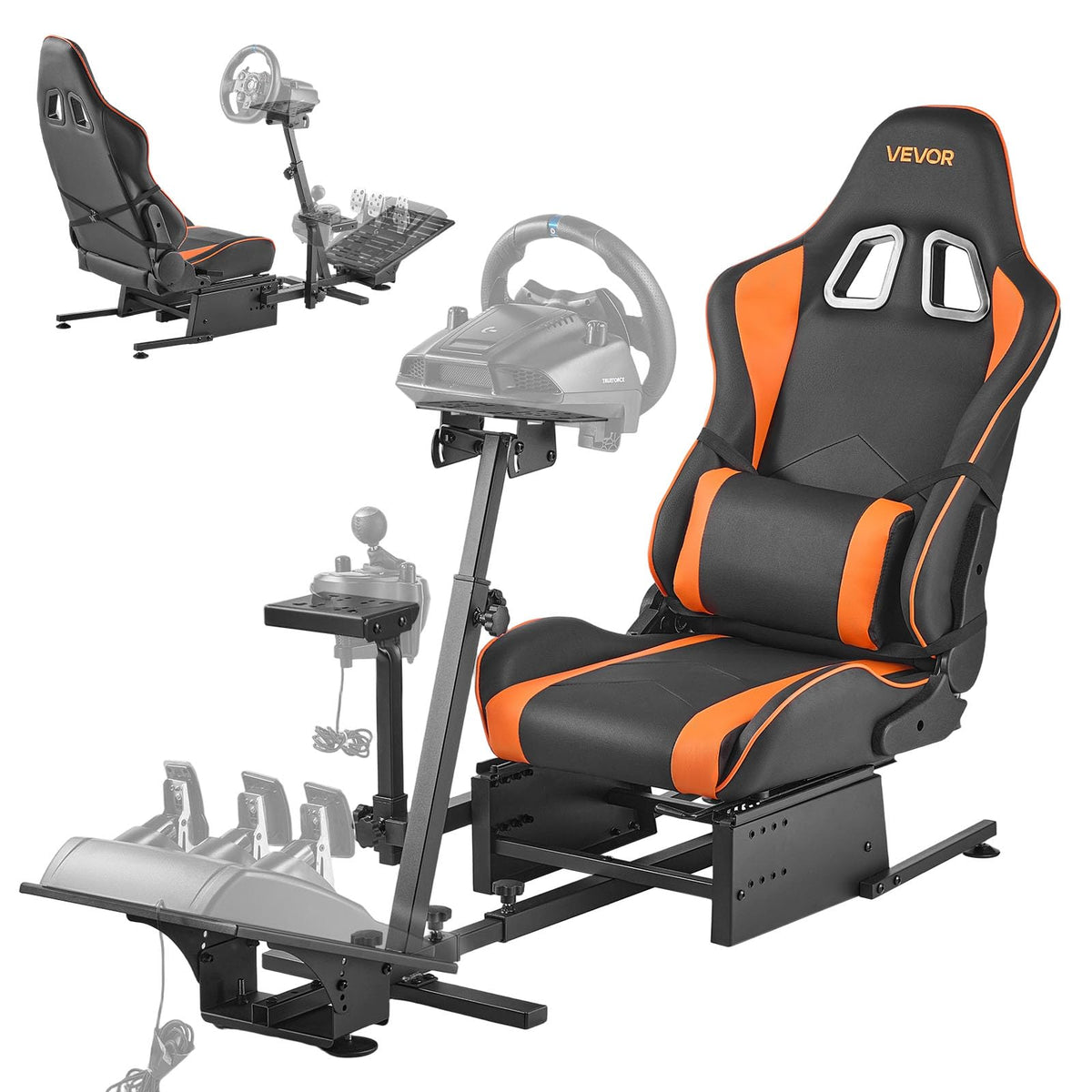 Adjustable Racing Wheel Stand for Driving Simulators