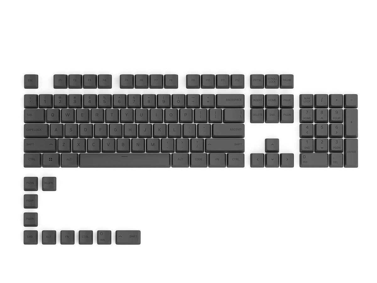 114-Key PBT Keycap Set with Dye-Sublimated Legends