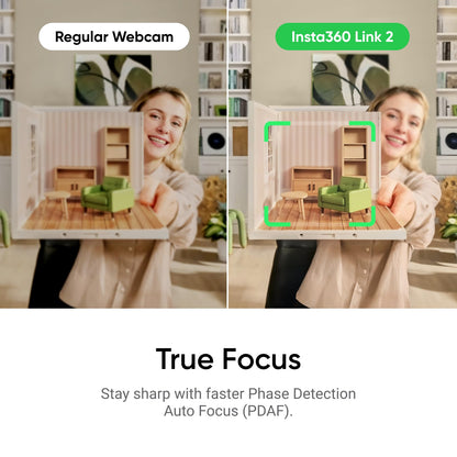 Insta360 Link 2 4K Webcam with AI Tracking
