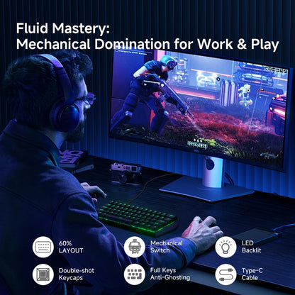 TMKB 60% Compact Mechanical Gaming Keyboard