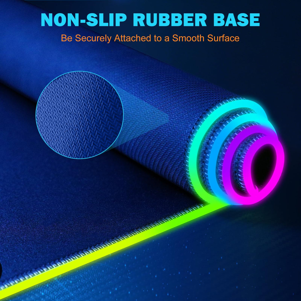 RGB Mouse Pad with 15W Magnetic Wireless Charging