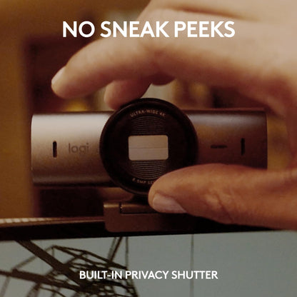 Logitech MX Brio 4K Webcam with 60 FPS Video