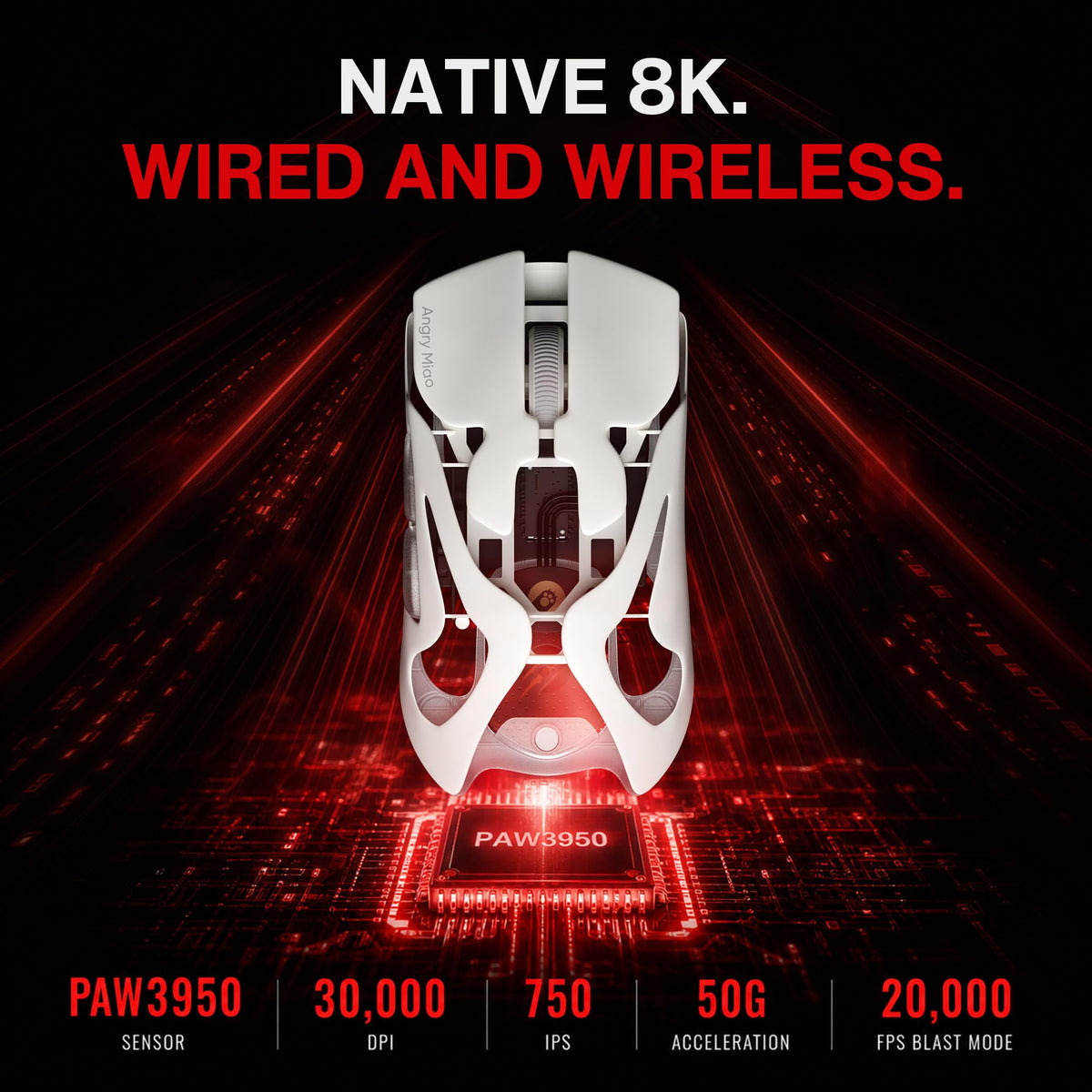 Angry Miao AM Infinity .97 Ultra-Light Gaming Mouse