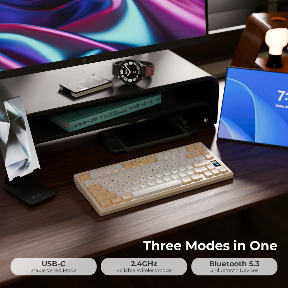 Chilkey ND75 LP 75% Low-Profile Wireless Keyboard