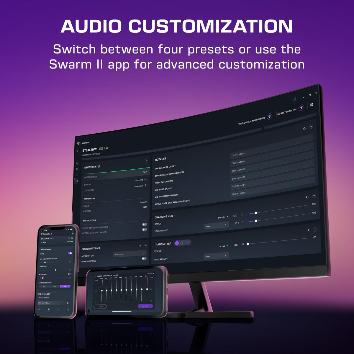 Wireless Gaming Headset with Hi-Res Audio & ANC