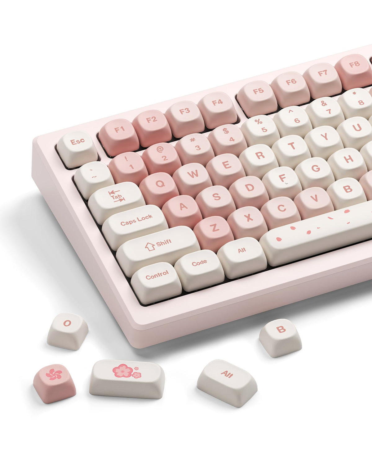 Japanese PBT Keycap Set with MOA Profile – 137 Keys