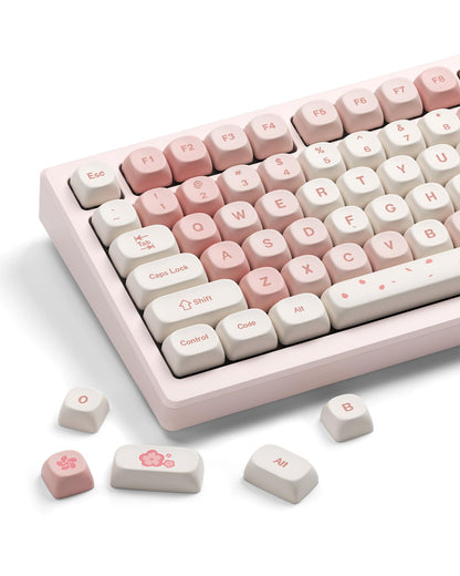 Japanese PBT Keycap Set with MOA Profile – 137 Keys