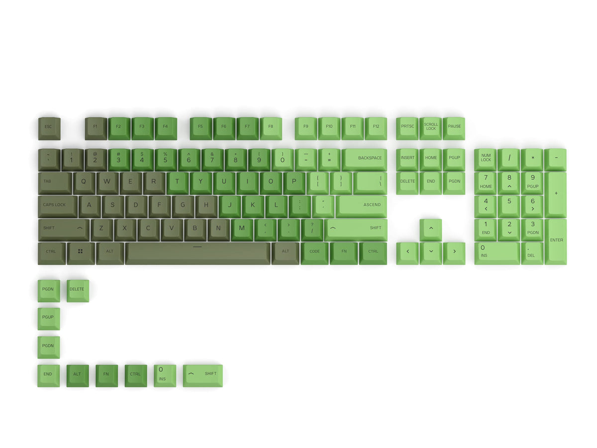 114-Key PBT Keycap Set with Dye-Sublimated Legends